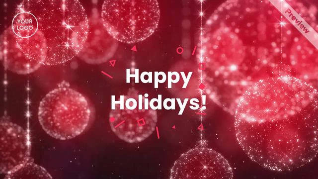 Seasons Greetings to Customers Video Template