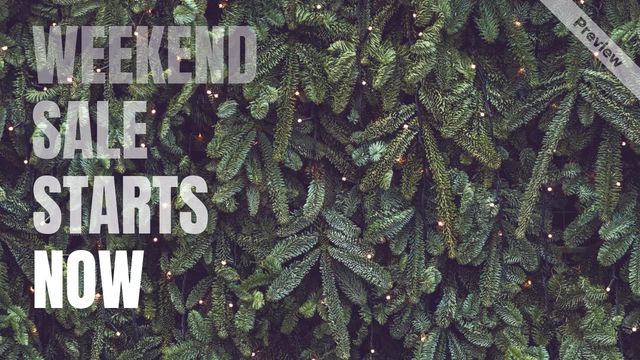 Winter Weekend Sale Video Template