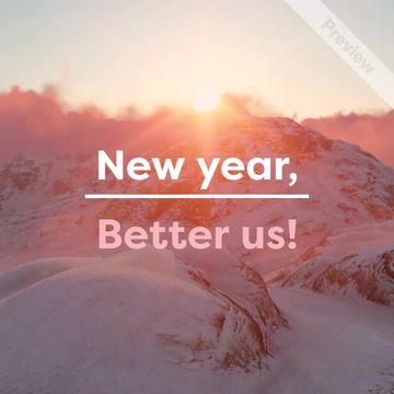 New Year's Resolutions Video Template