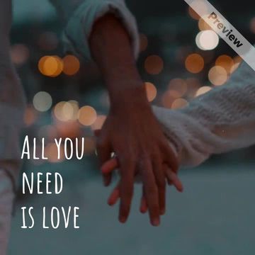 All You Need is Love Video Template