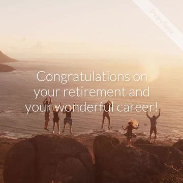 Retirement | Congratulations  Video Template