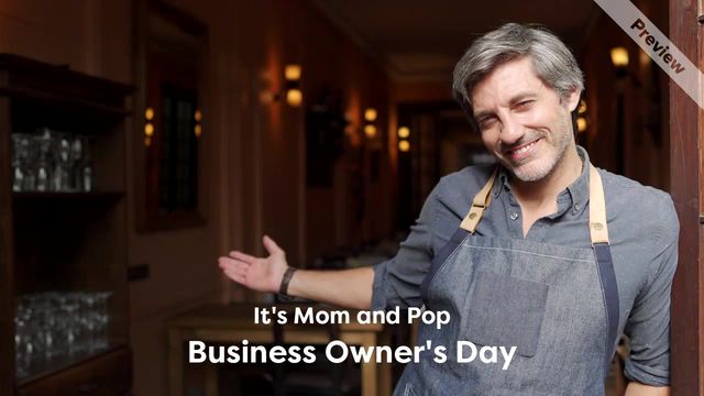 Mom and Pop Business Owners Day Video Template