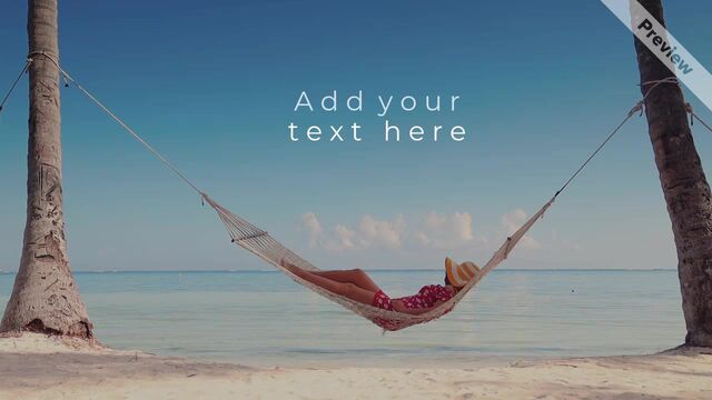 Relaxing Vacation | Travel Video Template