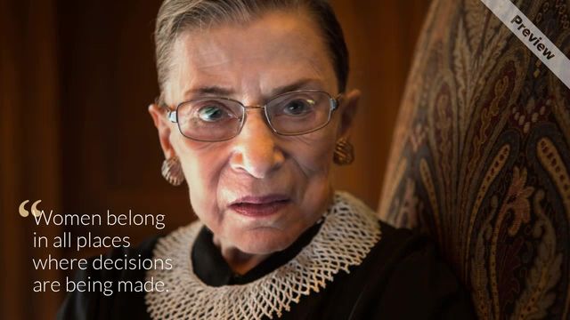 Ruth Bader Ginsburg | WHM | Wide Video Template