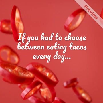 Taco Tuesday | Choose Tacos Video Template