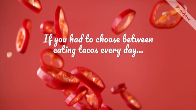 Taco Tuesday | Choose Tacos Video Template