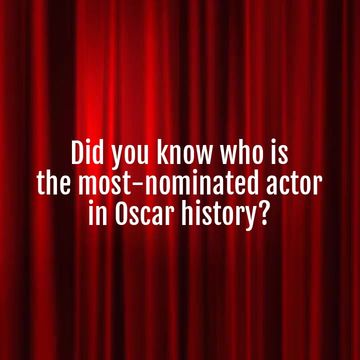 Meryl Streep | Oscars Trivia Video Template