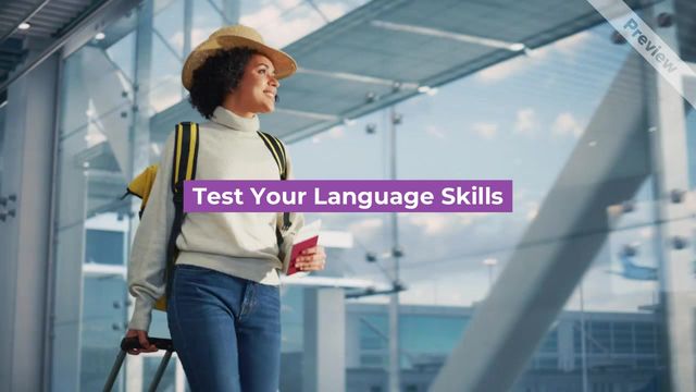 Travel Tuesday | Language Skills Video Template