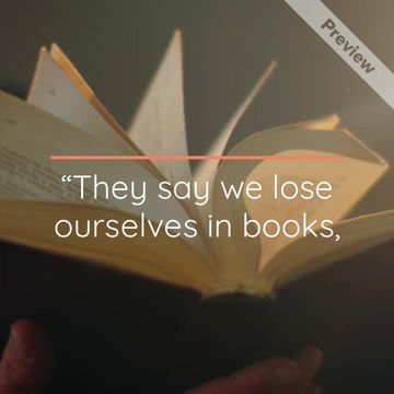 Book Lovers Day | Aug 9 Video Template