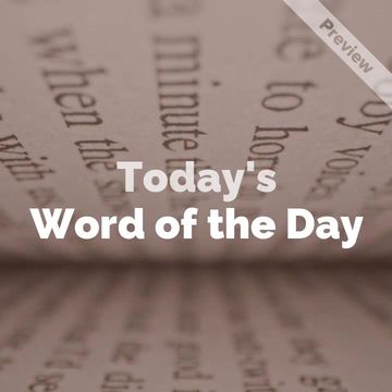 Word of the Day | Aug 28 Video Template
