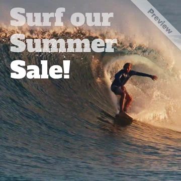 Surf Our Summer Sales Video Template