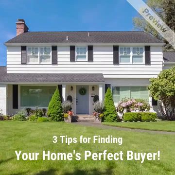 Tips for Finding the Perfect Buyer | Real Estate Video Template