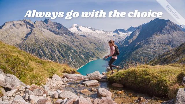 Wednesday Wisdom | Always Go Video Template