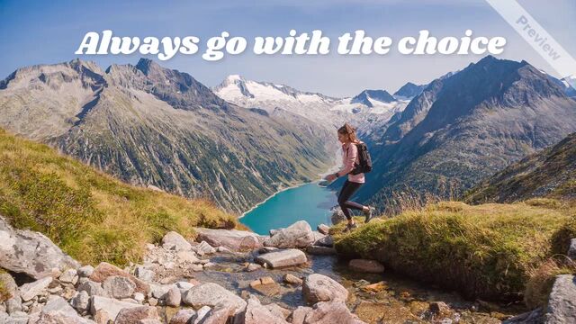 Wednesday Wisdom | Always Go Video Template