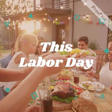 Labor Day - Work Less Video Template
