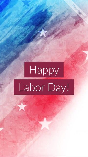Labor Day - Greeting  #2 Video Template