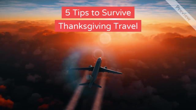 Holiday Travel Prep | Travel Tuesday #3 Video Template