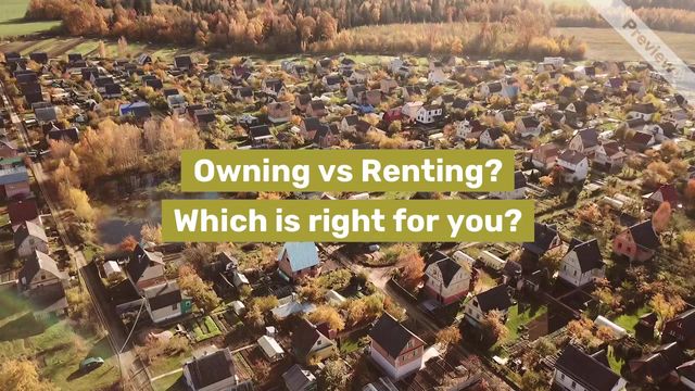 Owning vs Renting | Real Estate   Video Template