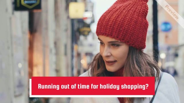 Last-Minute Gift Shopping Guide  Video Template