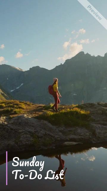 Sunday To-Do List | Self Love Sunday Video Template