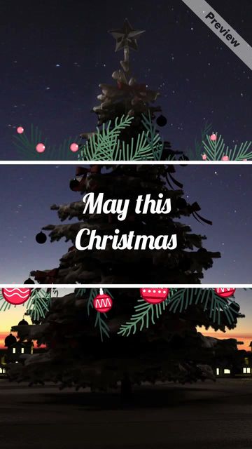 Fully Lit Christmas #3 Video Template