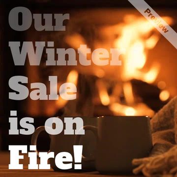 Warm Up to Savings | Winter Sales Video Template