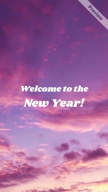 New Year's New Beginnings | Inspirational Video Template