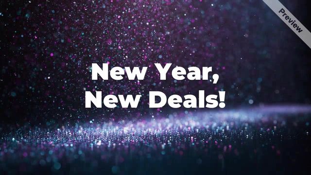New Year, New Deals | Sales  Video Template