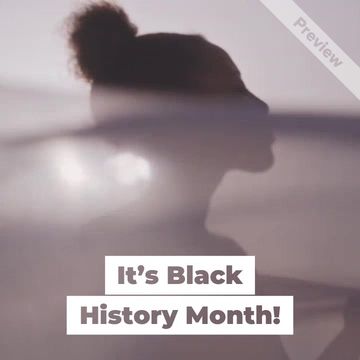 Tribute to Black Artistry | Black History Month Video Template