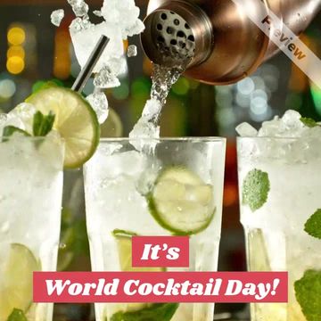 World Cocktail Day | May 13 Video Template