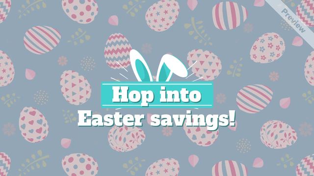 Hop Into Savings | Easter Sales Video Template