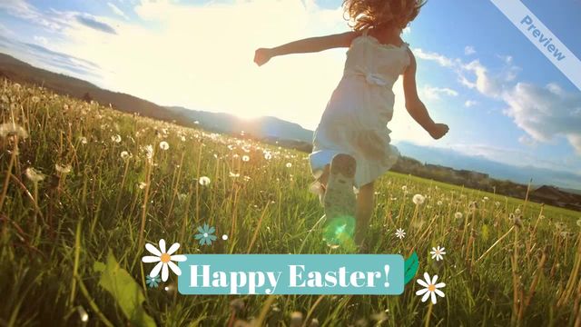 Joyful Easter Greeting Video Template