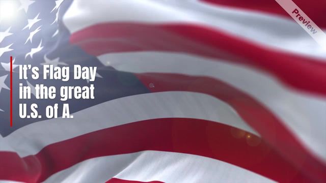 Flag Day | Jun 14 Video Template