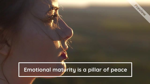 Emotional Maturity | Self Love Saturday Video Template