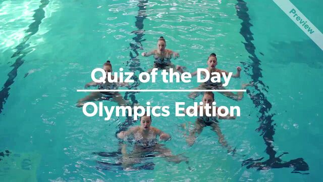 Olympics Trivia | Quiz of the Day #6 Video Template