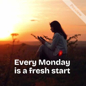 Fresh Start | Motivation Monday Video Template