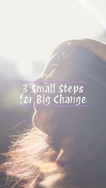 3 Small Steps | Transformation Tuesday Video Template