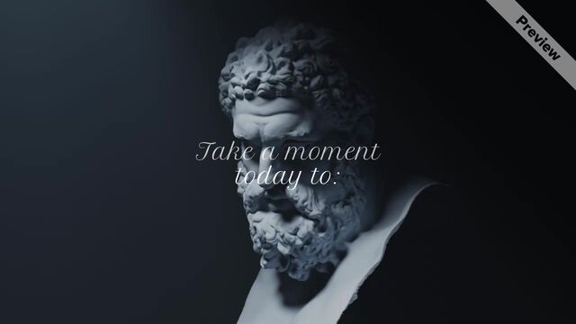 Mindful Reflection | Thursday Thoughts Video Template