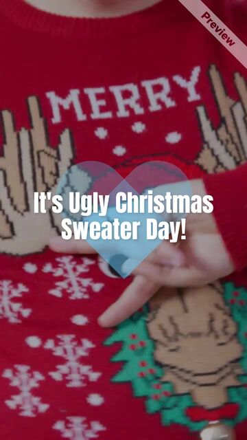 🎅🏼 Ugly Sweater Day Video Template