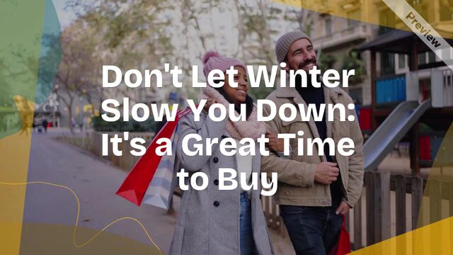 Time to Buy | RE Winter Video Template