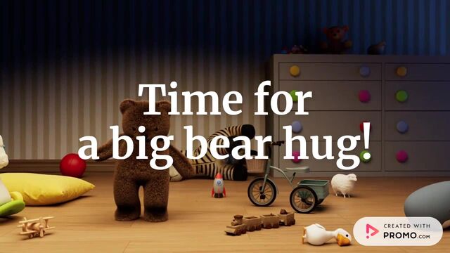 Give Your Brand a Bear Hug! Video Template