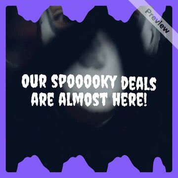 Count Down to Halloween Sale! Video Template