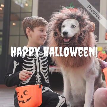 Happy Halloween! (Community Engagement) Video Template
