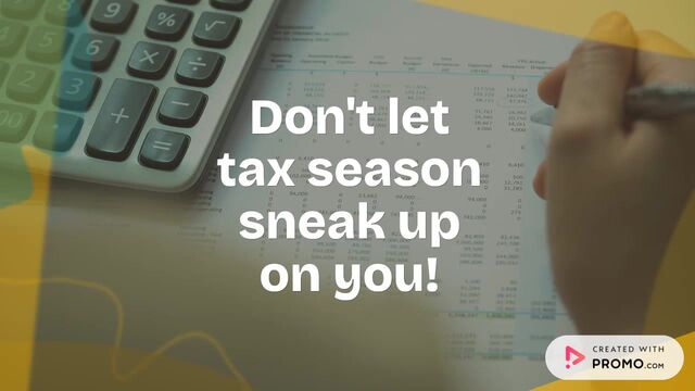 Accounting Tips: Getting Ready for Tax Season Video Template