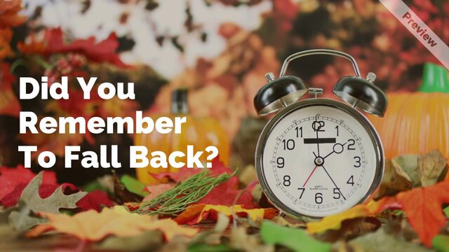 Daylight Saving Ends: Extra Hour of [Your Offer]! Video Template