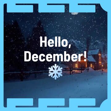Hello December! Holiday Sales Start NOW Video Template