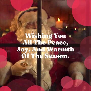 Christmas Eve Greeting: Warm Wishes Video Template