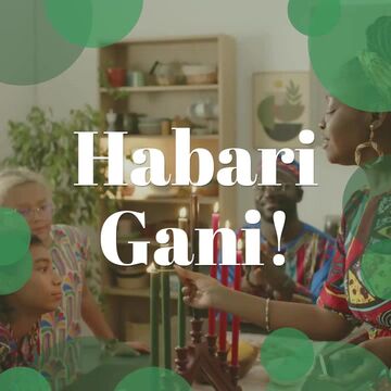 Happy Kwanzaa: Celebrating Community Video Template