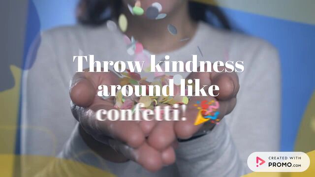 Random Acts of Kindness Challenge Video Template