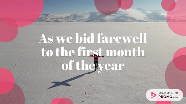 End of Month Reflection Video Template